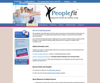 Peoplefit.net(Peoplefit Health and Fitness) Screenshot