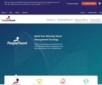 Peoplefluent.com(Talent Management Software) Screenshot