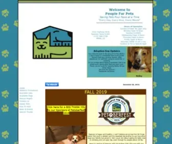 Peopleforpets.org(People For Pets) Screenshot