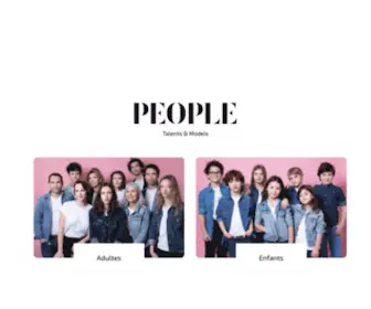 People.fr(Agence PEOPLE) Screenshot