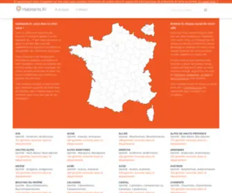 Peoplefrom.com(Habitants.fr est le site permettant de connaître le nom des habitants d'une commune française) Screenshot