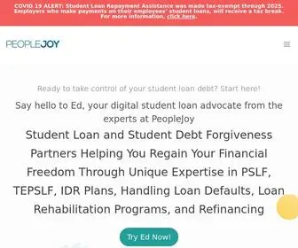 Peoplejoy.com(Employee Educational Benefits) Screenshot