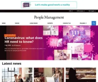 Peoplemanagement.co.uk(People Management) Screenshot