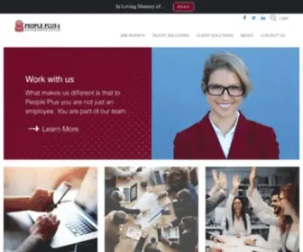 Peopleplusinc.com(People Plus) Screenshot