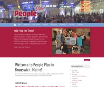 Peopleplusmaine.org(People Plus) Screenshot