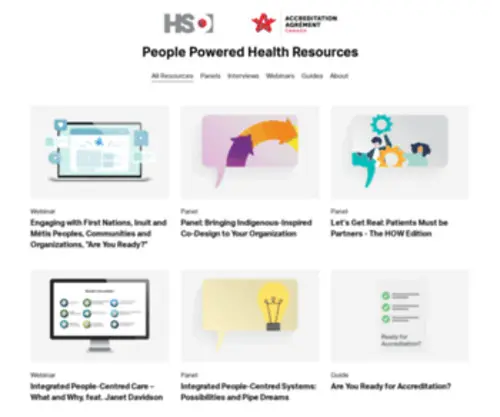 Peoplepowered.info(People Powered Health Resources) Screenshot