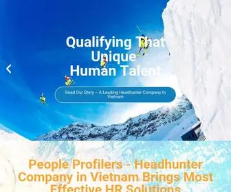 Peopleprofilers.vn(Headhunter company in Vietnam) Screenshot