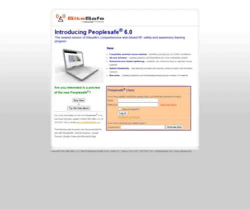 Peoplesafe.net(Peoplesafe) Screenshot