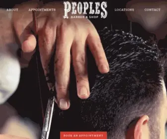 Peoplesbarber.com(Peoples Barber) Screenshot
