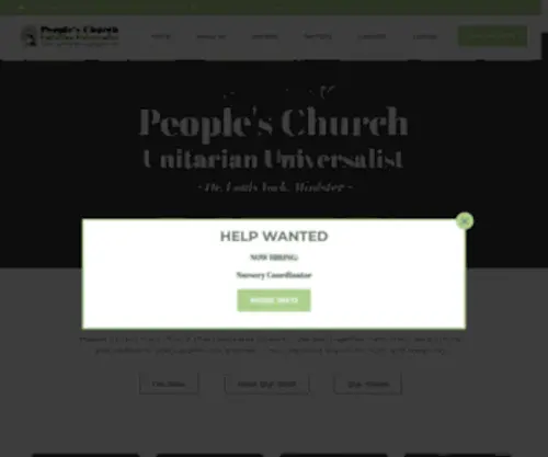 Peopleschurchuu.org(People’s Church) Screenshot
