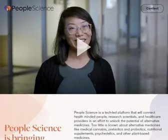 Peoplescience.health(People science is a collaborative effort to democratize science) Screenshot