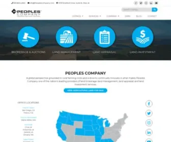 Peoplescompany.com(Peoples Company) Screenshot