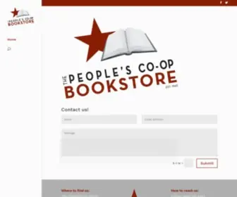 PeoplescoopbookStore.com(People's Coop Book Store) Screenshot