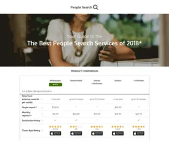 Peoplesearch.com(Best People Search Services of 2018) Screenshot