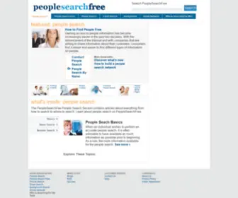 Peoplesearchfree.com(People Search Free) Screenshot