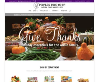 Peoplesfood.coop(People's Food Co) Screenshot