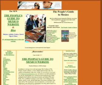 Peoplesguide.com(Peoples Guide to Mexico) Screenshot