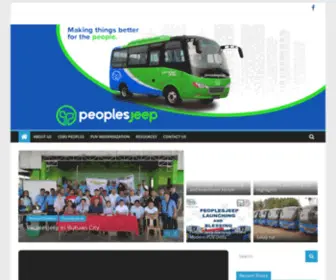 Peoplesjeep.com(Ang modernong Jeep ng Bayan) Screenshot