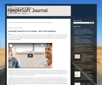 Peoplesoftjournal.com(PeopleSoft Journal) Screenshot