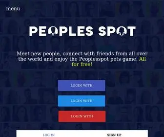 Peoplesspot.com(Buy a Domain Name) Screenshot