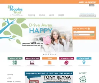 Peoplestrustfcu.org(People's Trust) Screenshot