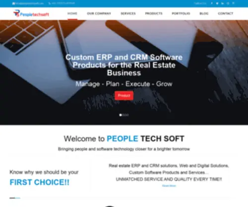 Peopletechsoft.com(Best Web Designing Company) Screenshot