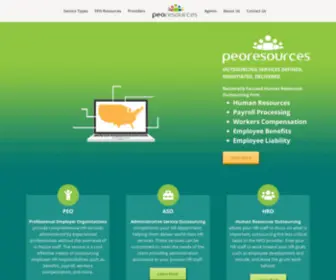 Peoresources.com(Peo Broker Professionals) Screenshot