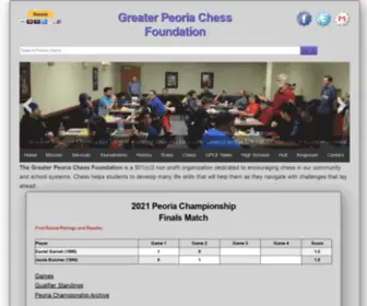 Peoriachess.com(GPCF Home) Screenshot
