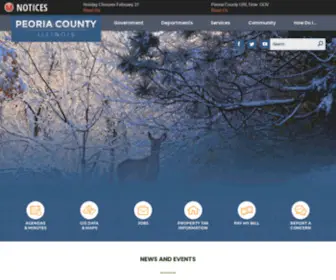 Peoriacounty.gov(Peoria County) Screenshot