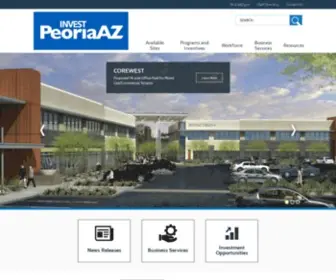 Peoriaed.com(Peoria Economic Development) Screenshot