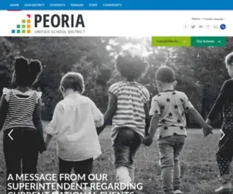 Peoriaunified.org(Peoria Unified School District) Screenshot