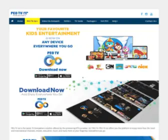 Peotv.com(Sri Lanka Telecom PEOTV) Screenshot