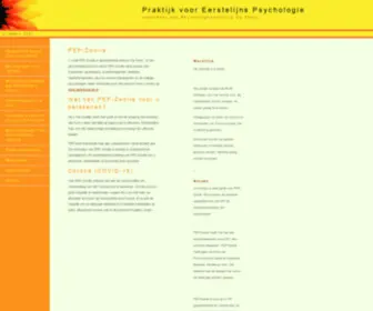 Pep-Zwolle.nl(Praktijk voor eerstelijns psychologie PEP) Screenshot