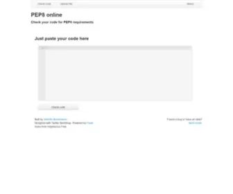 Pep8Online.com(Pep8) Screenshot