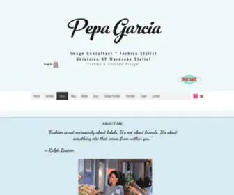 Pepagarcia.net(Pepa Garcia Image Consultant and Fashion Stylist) Screenshot