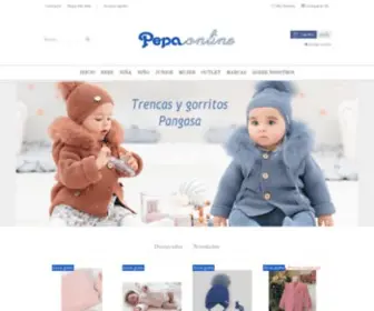 Pepaonline.com(Ropa de Marca para Bebés y Niños) Screenshot