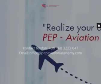 Pepaviationacademy.com(PEP Aviation Academy) Screenshot