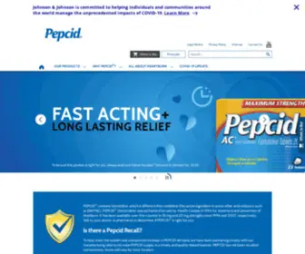 Pepcid.ca(PEPCID® Canada) Screenshot