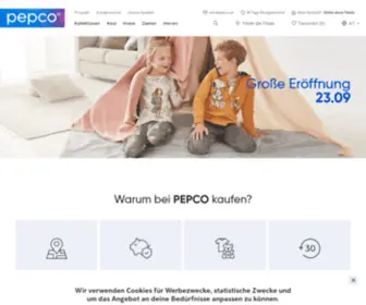 Pepco.at(Hauptseite) Screenshot