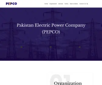 Pepco.gov.pk(PAKISTAN ELECTRIC POWER COMPANY) Screenshot