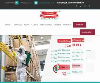 Pepcopp.co.in(Pest Control Company) Screenshot
