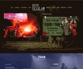 Pepeaguilar.com(Sitio oficial) Screenshot