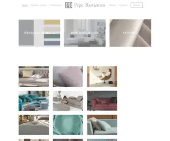 Pepebarrientos.com(Pepe Barrientos textil) Screenshot