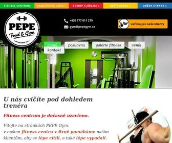 Pepegym.cz(Fitness cvičení v Brně) Screenshot