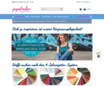 Pepelinchen.de(Webbänder) Screenshot