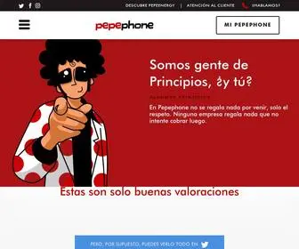 Pepephone.com(Fibra, Móvil y Energía) Screenshot