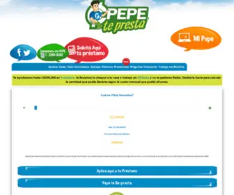 Pepetepresta.com(Cuánta Plata Necesitas) Screenshot