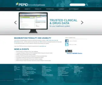 Pepidknowledgebase.com(The PEPID Knowledge Base) Screenshot