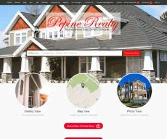 Pepinerealestate.com(Greater Gainesville Area Real Estate) Screenshot
