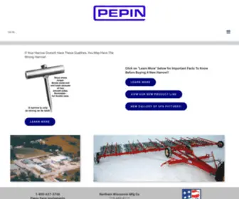 Pepinharrows.com(Pepin Farm Implements) Screenshot